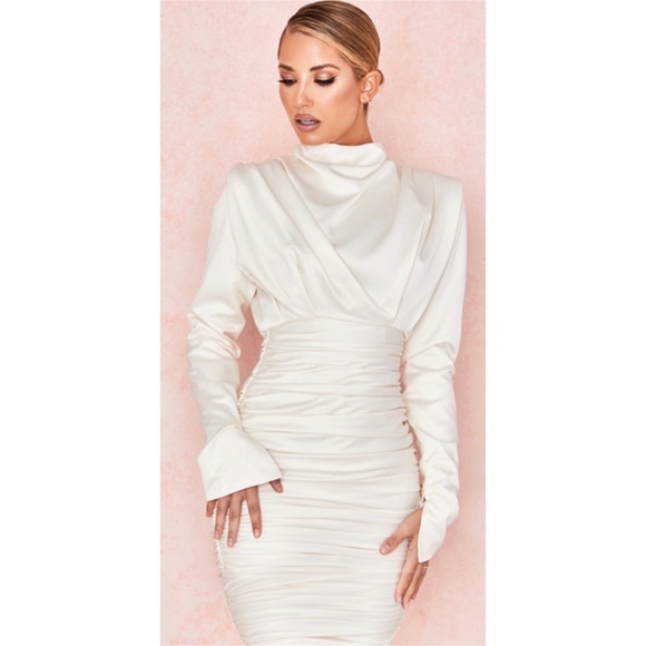 House of CB ivory Giorgiana Dress - Picture 4 of 11